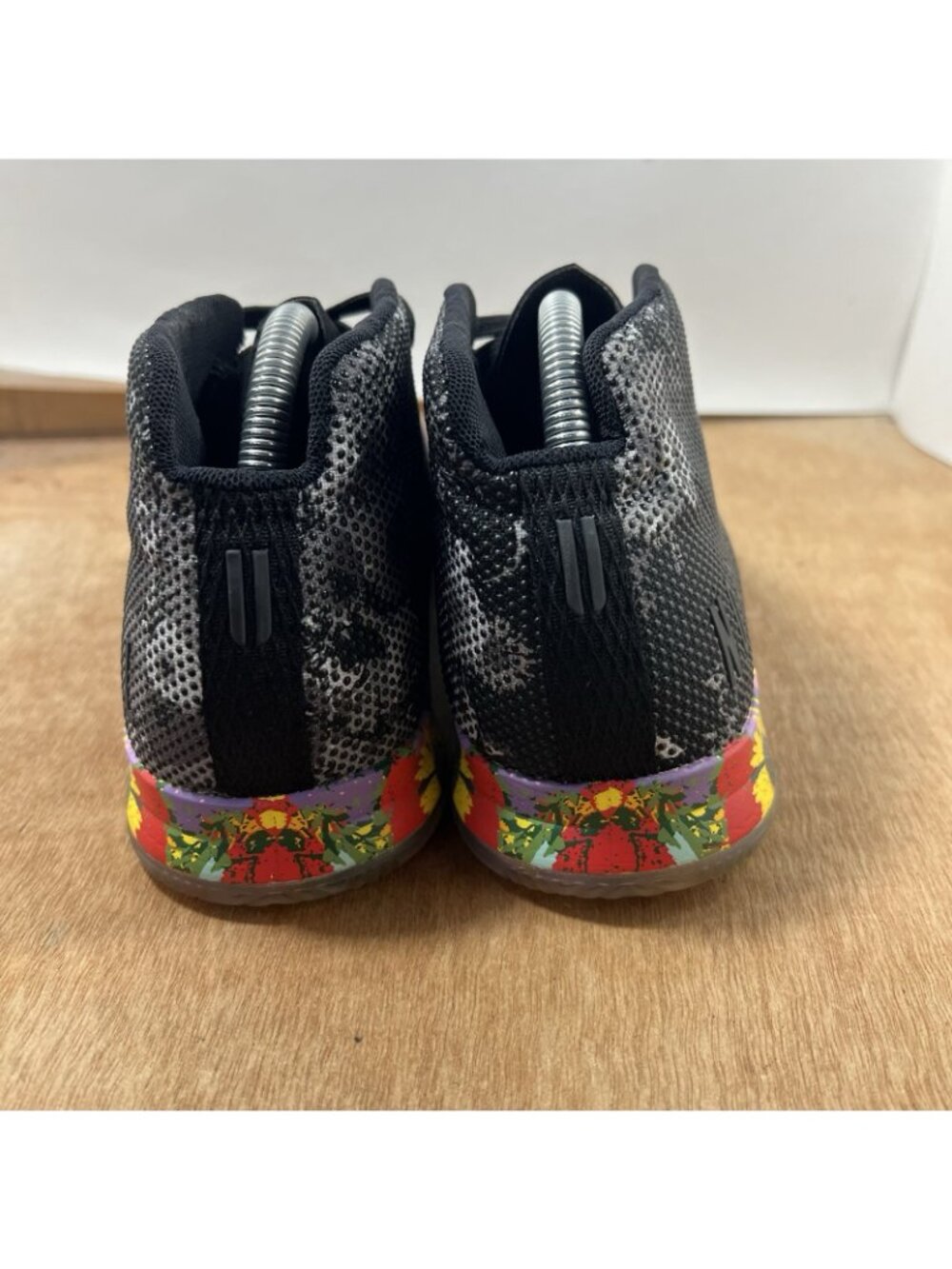NO BULL Women Size 9 Floral SuperFabric Trainers Running Shoes Mid Top - Picture 4 of 8